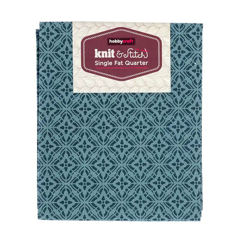 Abstract Blue Single Printed Fat Quarter New Arrival