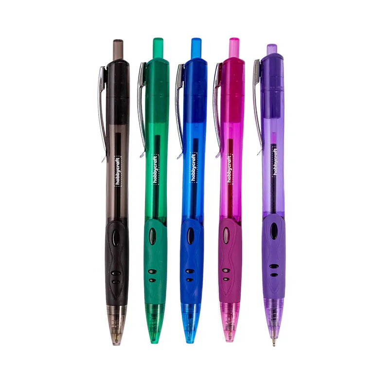 Bright Smooth Ballpoint Pens 5 Pack Best Price