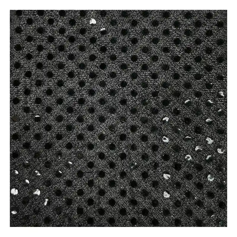 Black Sequin Polyester Jersey Fabric by the Metre Top Pick