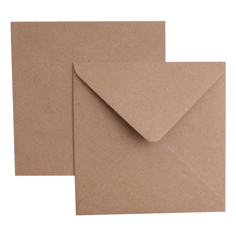 Kraft Envelopes 6 x 6 Inches 50 Pack Limited Offer