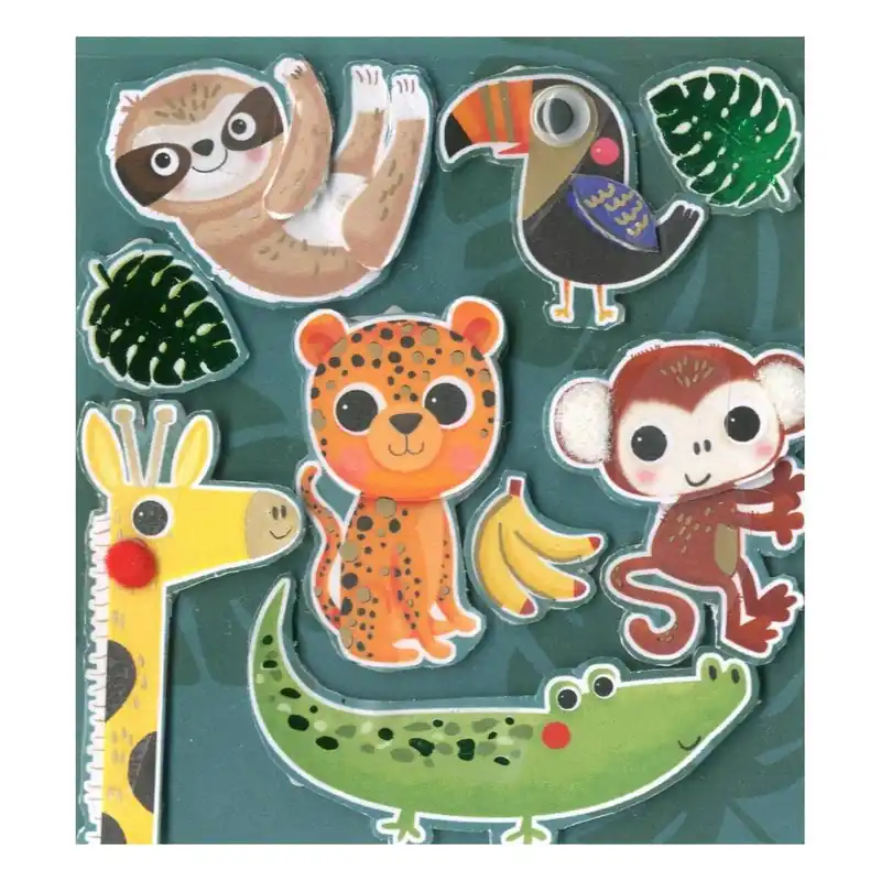 Express Yourself Jungle Animal Card Toppers 9 Pieces Weekend Sale