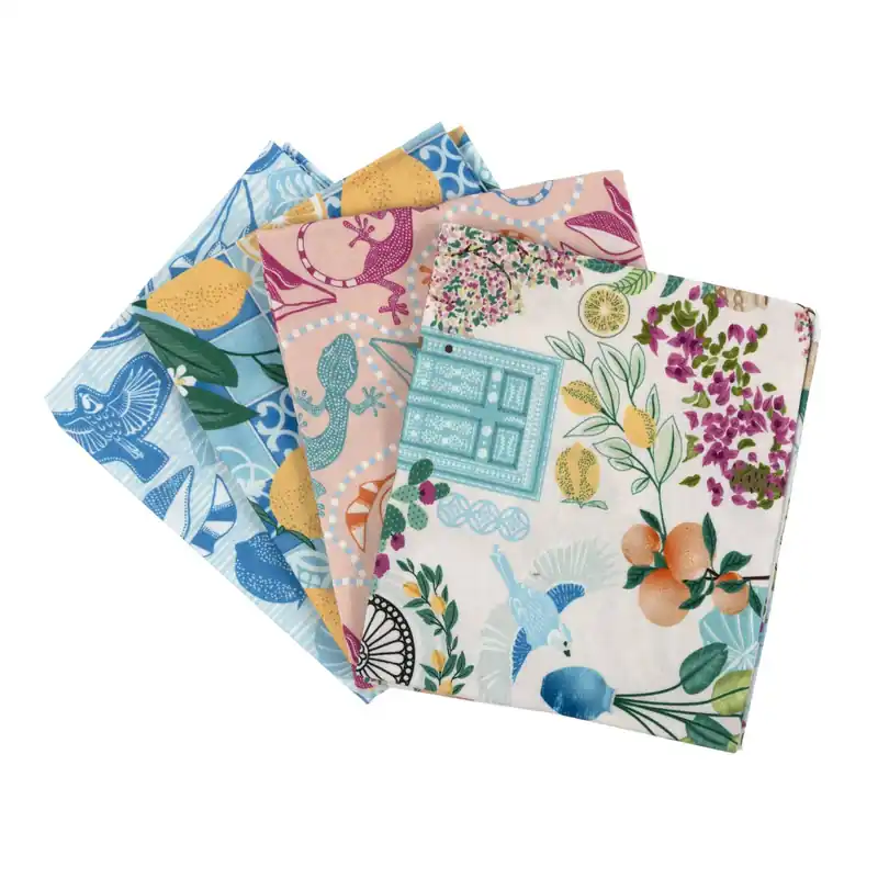 Mediterranean Medley Cotton Fat Quarters 4 Pack Editor’s Pick
