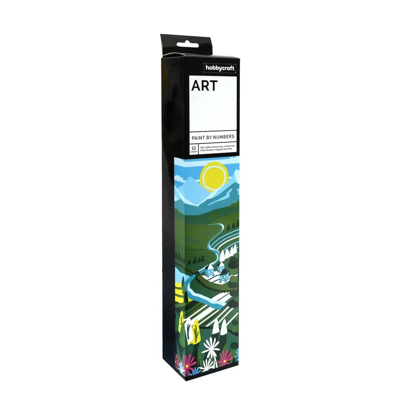 Mountain Vista Paint by Numbers Canvas Roll Genuine