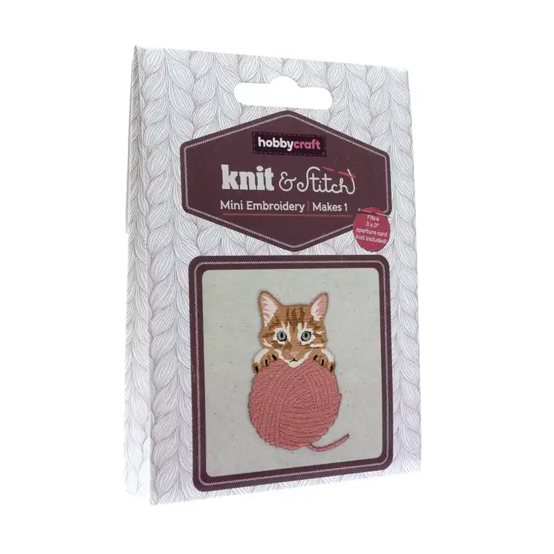Mini Kitten Embroidery Kit Exclusive