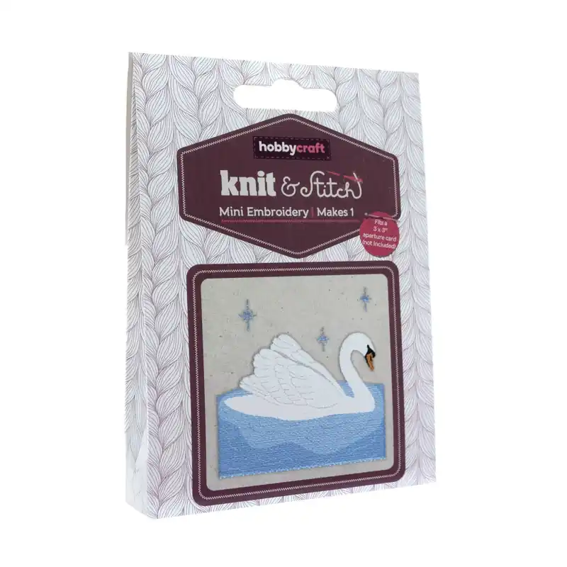 Mini Swan Embroidery Kit Buy Today