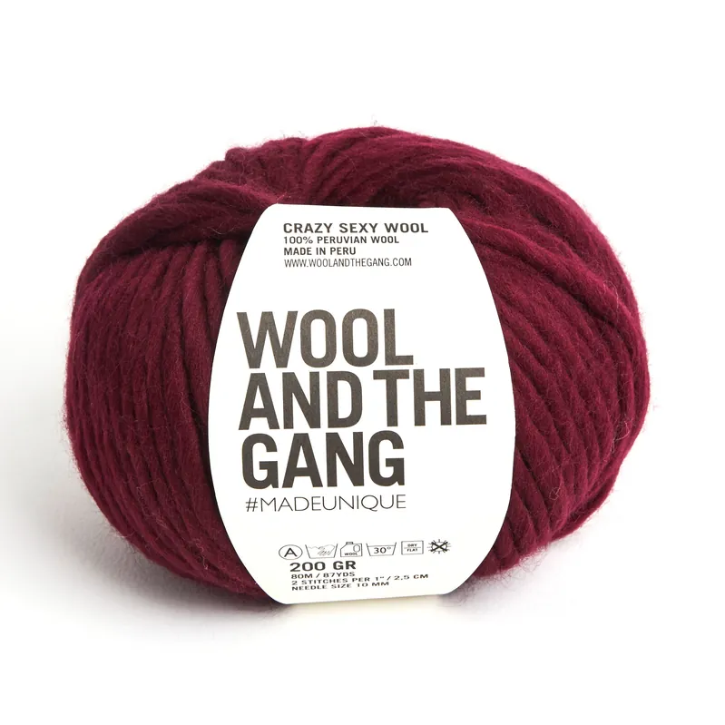 Super Sale Wool and the Gang Margaux Red Crazy Sexy Wool 200g