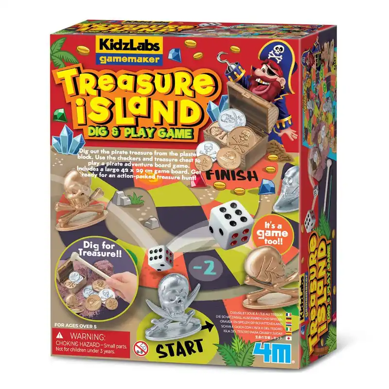 KidzLabs Treasure Island Dig and Play Game No Minimum Order