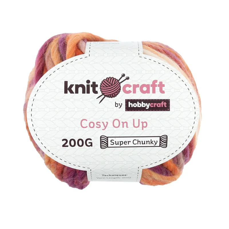 Exclusive Offer Knitcraft Pink Mix Cosy On Up Yarn 200g
