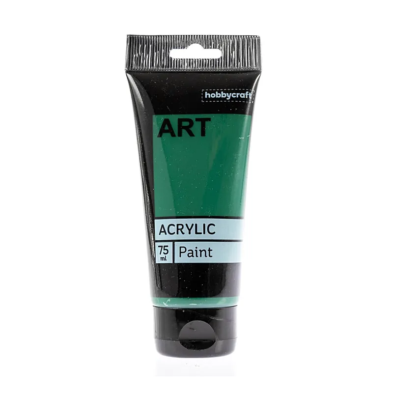 Emerald Green Art Acrylic Paint 75ml Exclusive Offer