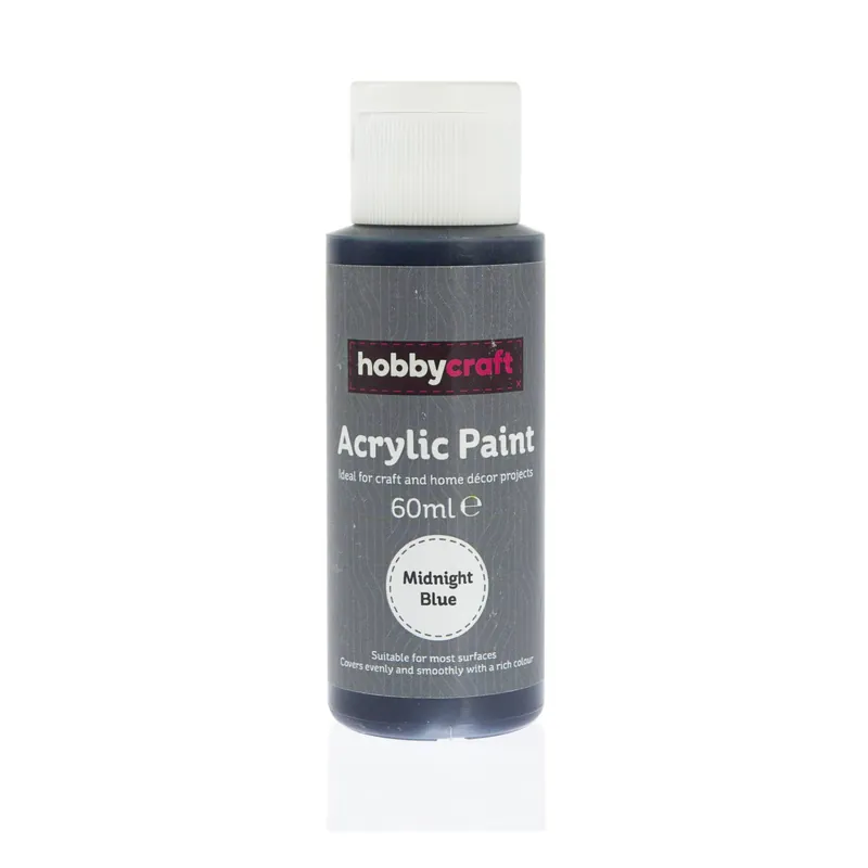 Midnight Blue Acrylic Craft Paint 60ml In Demand