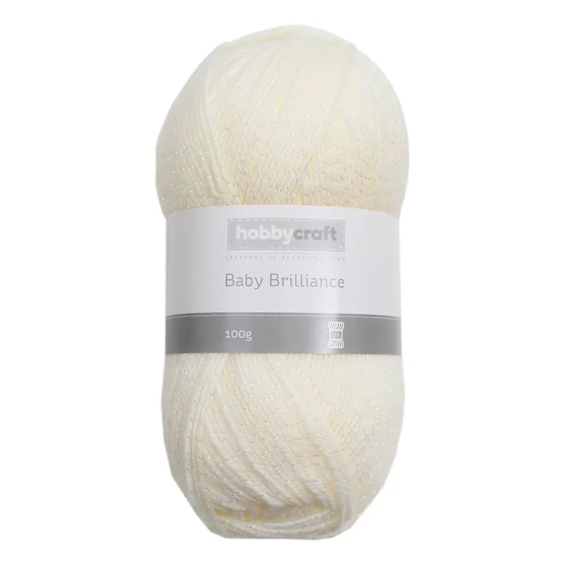 Cream Baby Brilliance DK Yarn 100g Shop Now