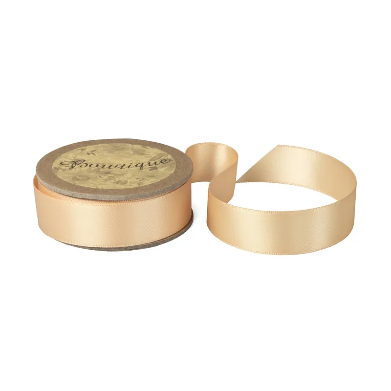 Fresh Stock Gold Double-Faced Satin Ribbon 18mm x 5m