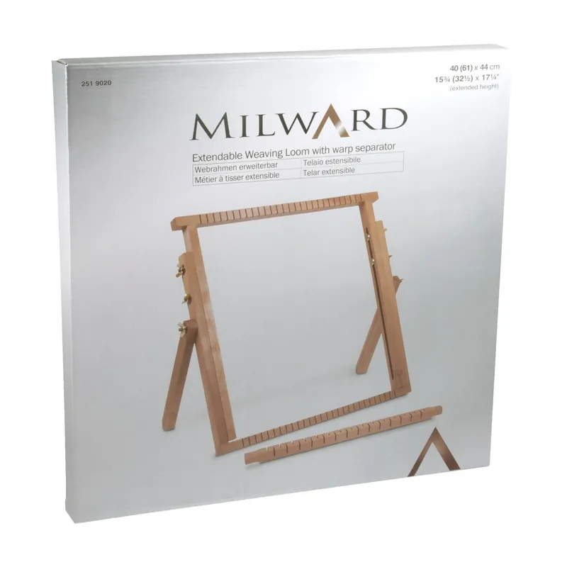 No Minimum Order Milward Extendable Weaving Loom with Warp Separator 40cm x 44cm