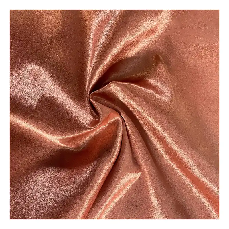 Buy Direct Bronze Crepe Satin Fabric by the Metre