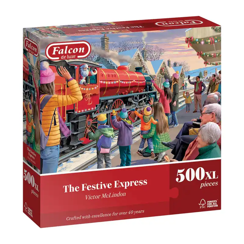 Falcon Festive Express Jigsaw Puzzle 500 XL Pieces Affordable
