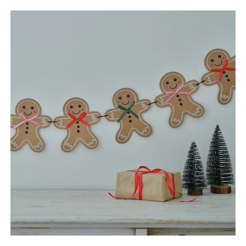 Gingerbread Bunting 2.4m Flash Sale