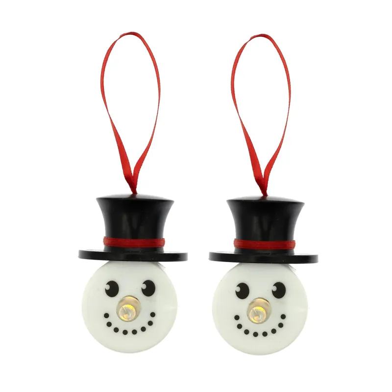 Fan Favorite Hanging Snowman LED Tealights 2 Pack