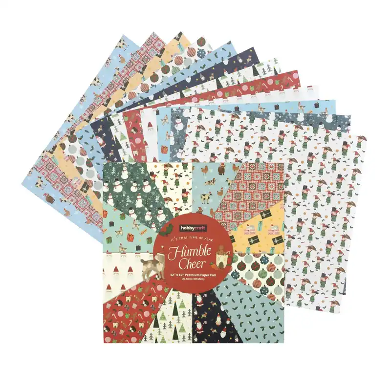 Direct From Factory Humble Cheer 12 x 12 Inches Paper Pad 24 Sheets