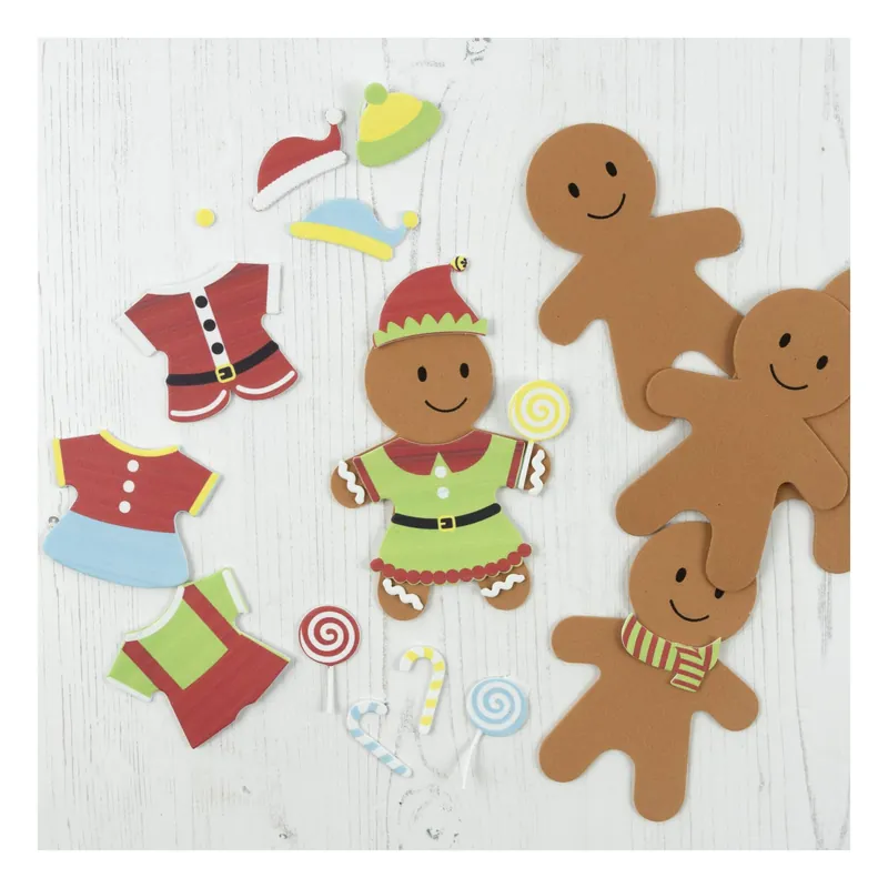 Decorate Your Own Foam Gingerbread Kit Latest
