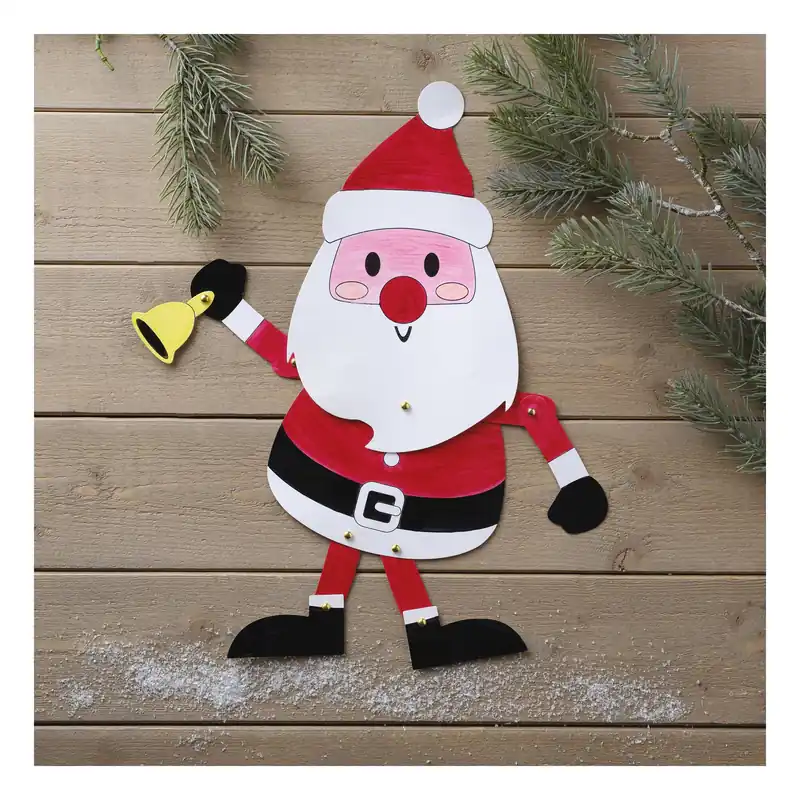 Affordable Make Your Own Paper Santa Kit