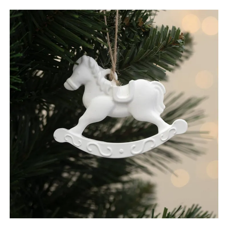 Deal Hanging Ceramic Hobby Horse Decoration 8.5cm