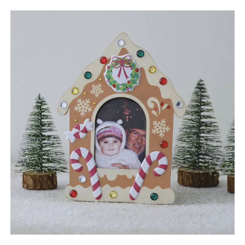 Trending Decorate Your Own Gingerbread House Photo Frame