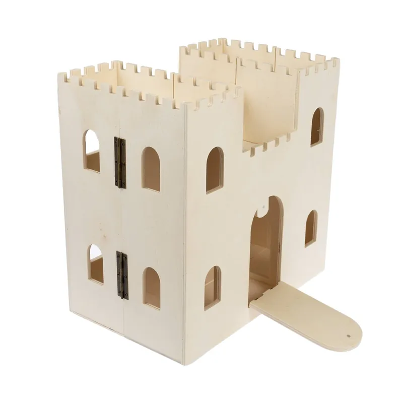 Deal Wooden Play Castle 30cm x 19.5cm