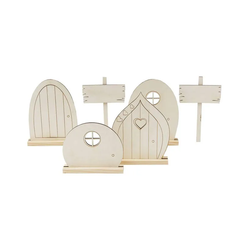 Decorate Your Own Wooden Doors with Signposts 6 Pack Last Chance