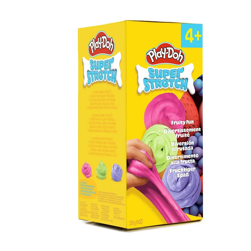 Play-Doh Super Stretch Fruity Fun 3 Pack Warranty Included