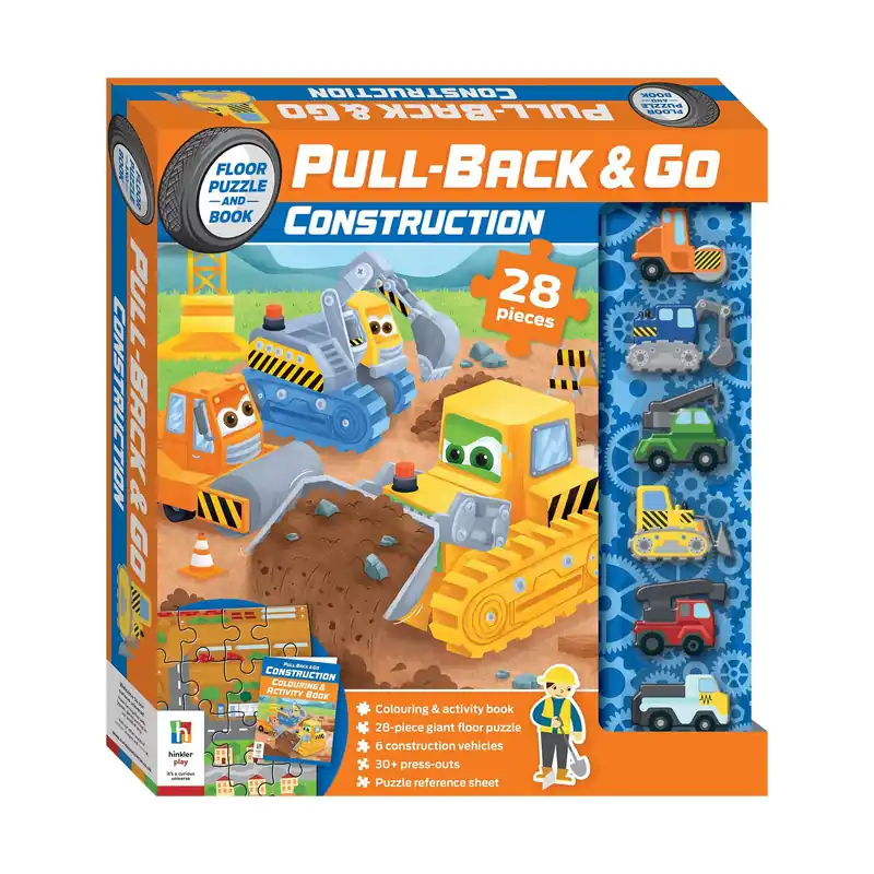 Pull-Back and Go Construction Vehicles Activity Set Clearance