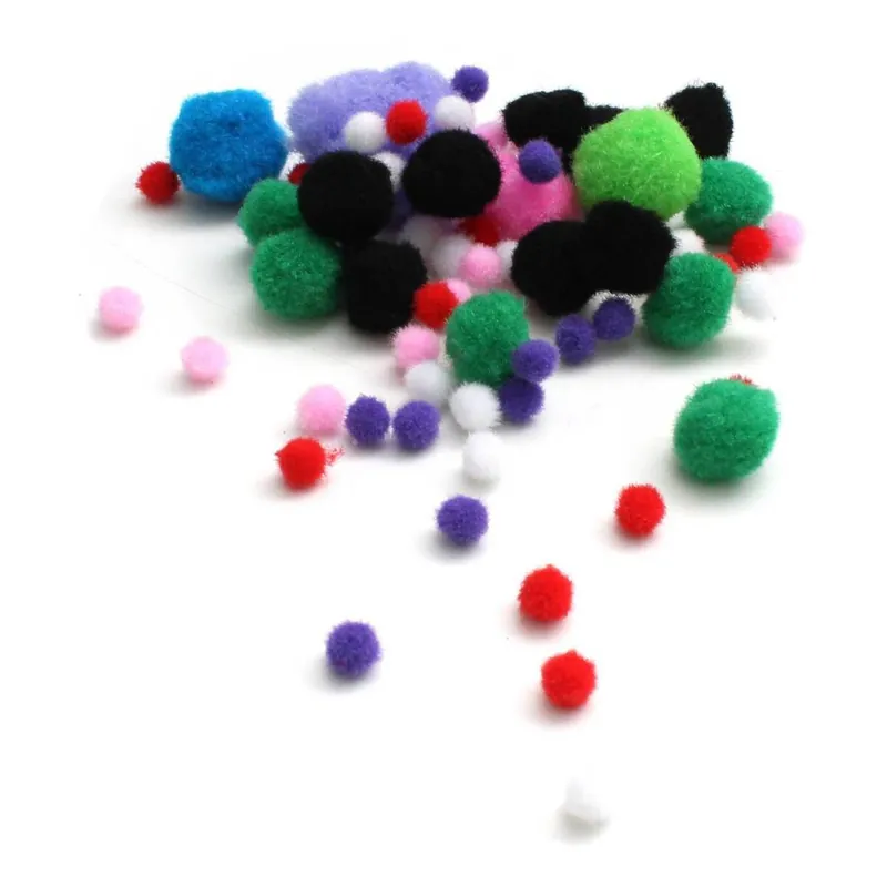 Giant Tub of Pom Poms 1000 Pack Authentic