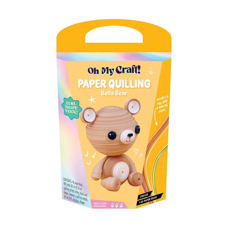 Certified Oh My Craft! Paper Quilling Bella Bear Kit