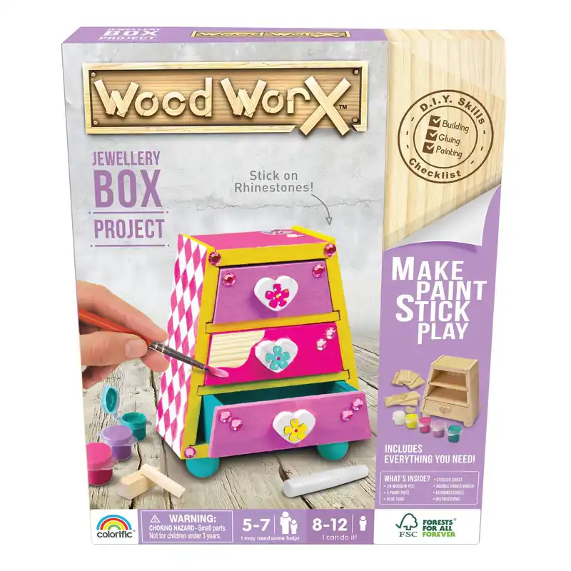 Affordable Wood WorX Jewellery Box Project Kit