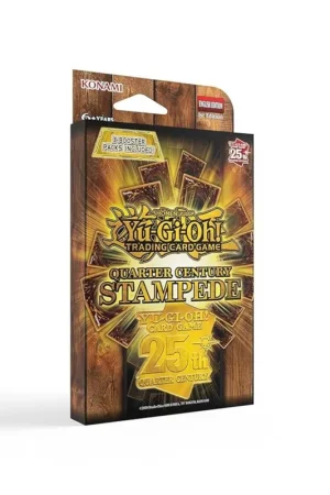 Yu-Gi-Oh Quarter Century Stampede Tuckbox 3 Pack Authentic