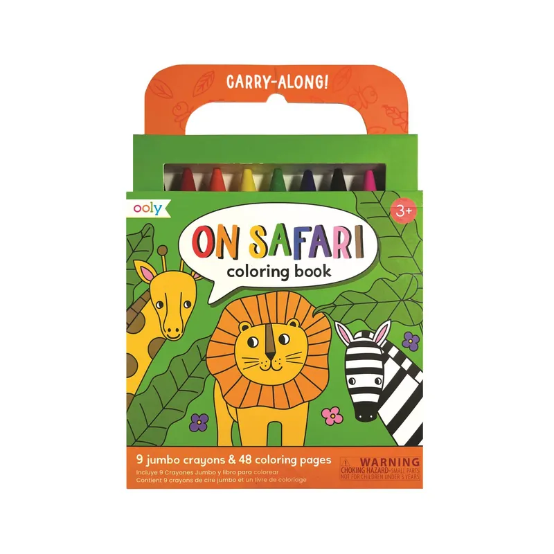 Buy Direct On Safari Colouring Book Kit