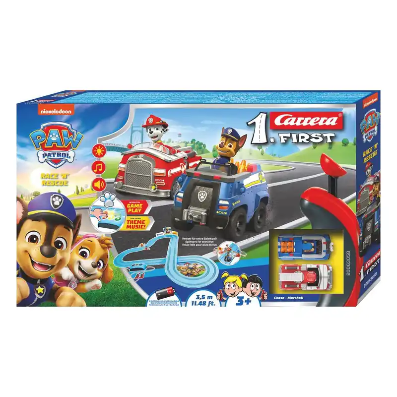 Free Returns Carrera First Paw Patrol Race ‘n’ Rescue Set
