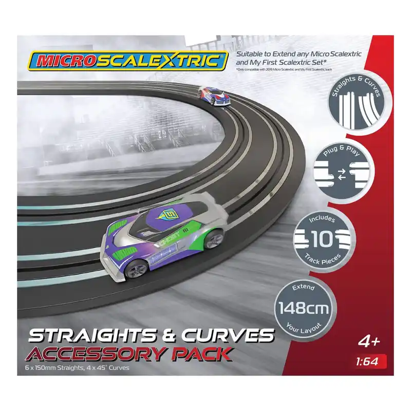 Micro Scalextric Straights and Curves Accessory Pack Trending