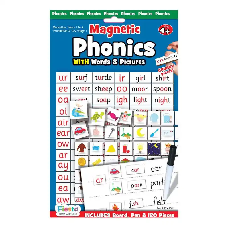 Magnetic Phonics with Words and Pictures Grab Now
