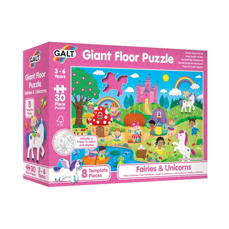 Clearance Galt Fairies and Unicorns Giant Floor Puzzle 30 Pieces