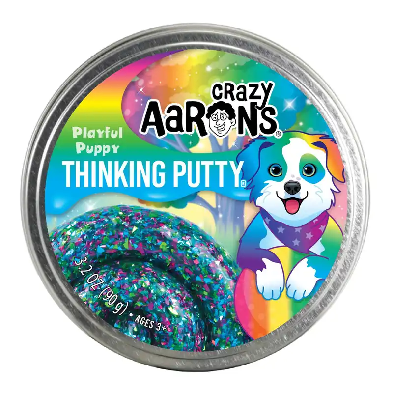 Free Delivery Crazy Aaron’s Playful Puppy Thinking Putty
