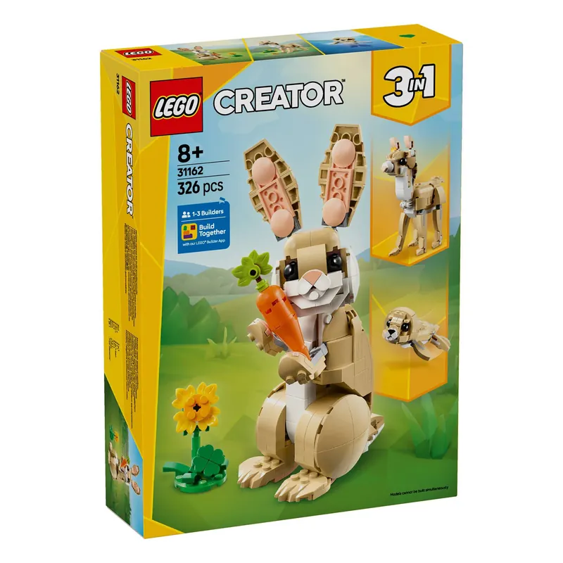 Warranty Included LEGO Creator 3 in 1 Cute Bunny
