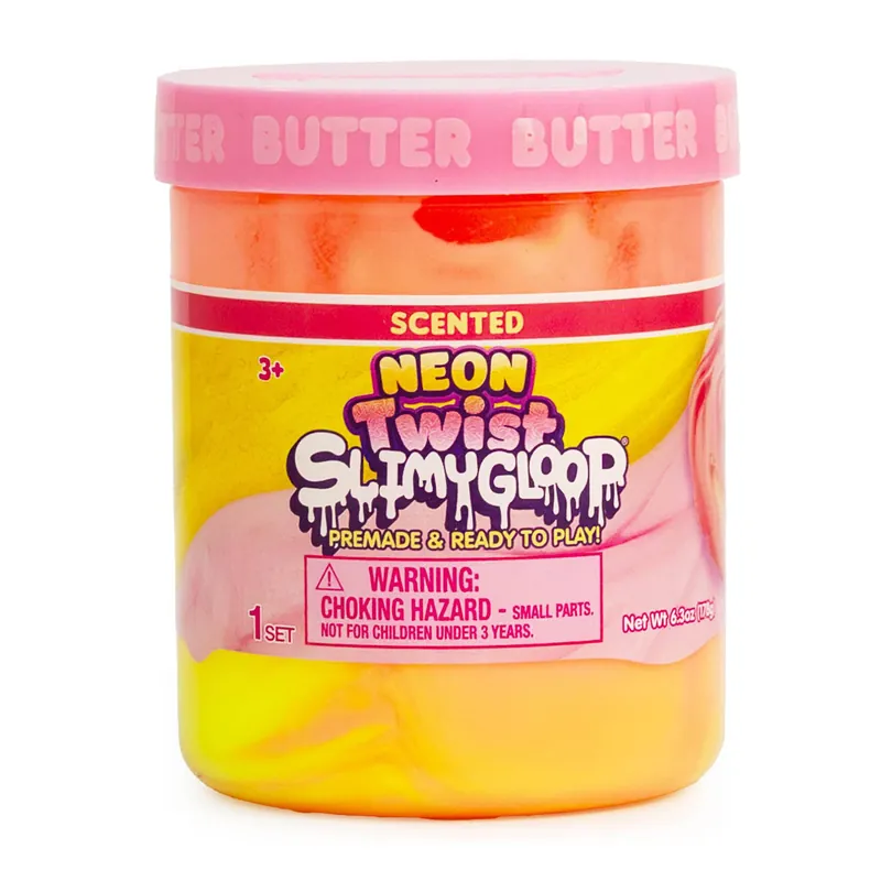 SlimyGloop Neon Twist Pink Lemonade Butter Fan Favorite