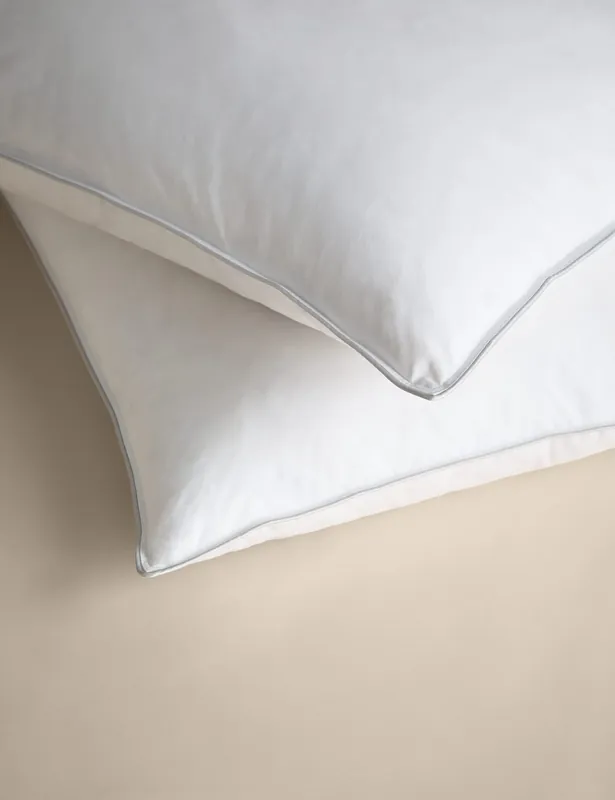 Limited Edition 2pk Deluxe Hungarian Goose Feather & Down Medium Pillows