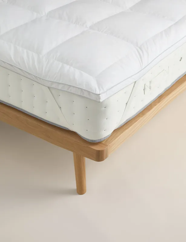Authentic Deluxe Hungarian Goose Feather & Down Mattress Topper