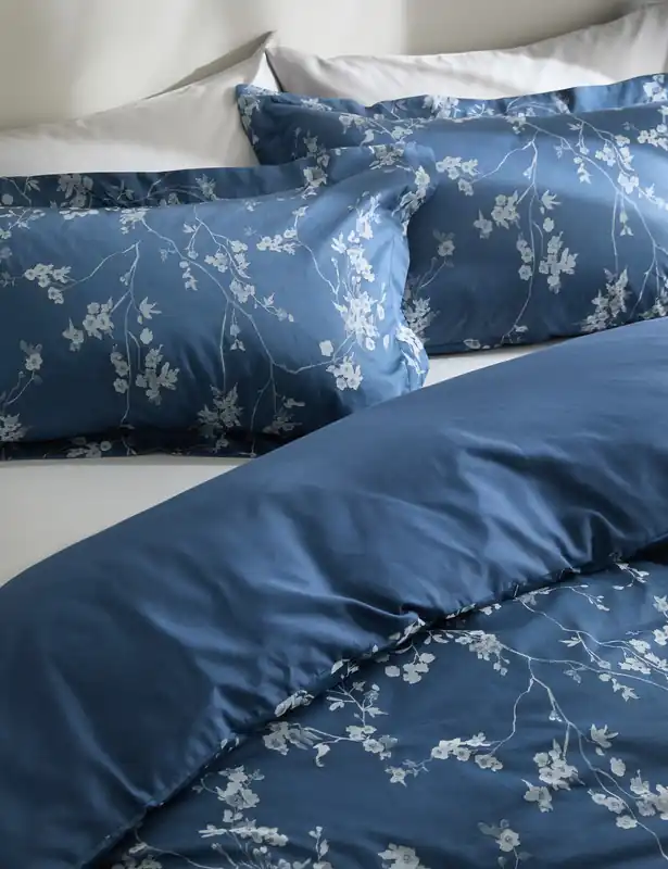 Pure Cotton Trailing Cherry Blossom Bedding Set Hot Picks