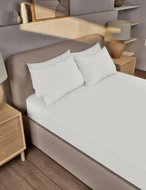 Exclusive Offer Pure Brushed Cotton Extra Deep Fitted Sheet