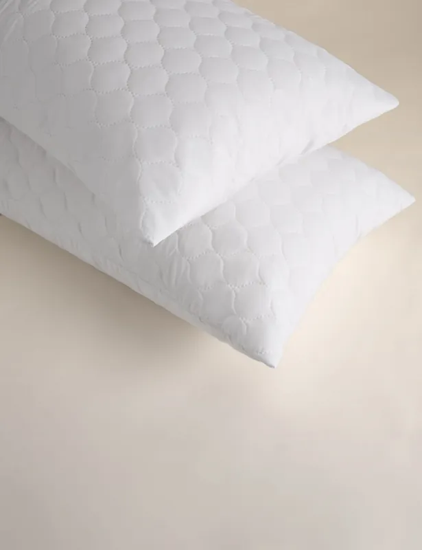 2pk Microfibre Pillow Protectors Trusted Brand