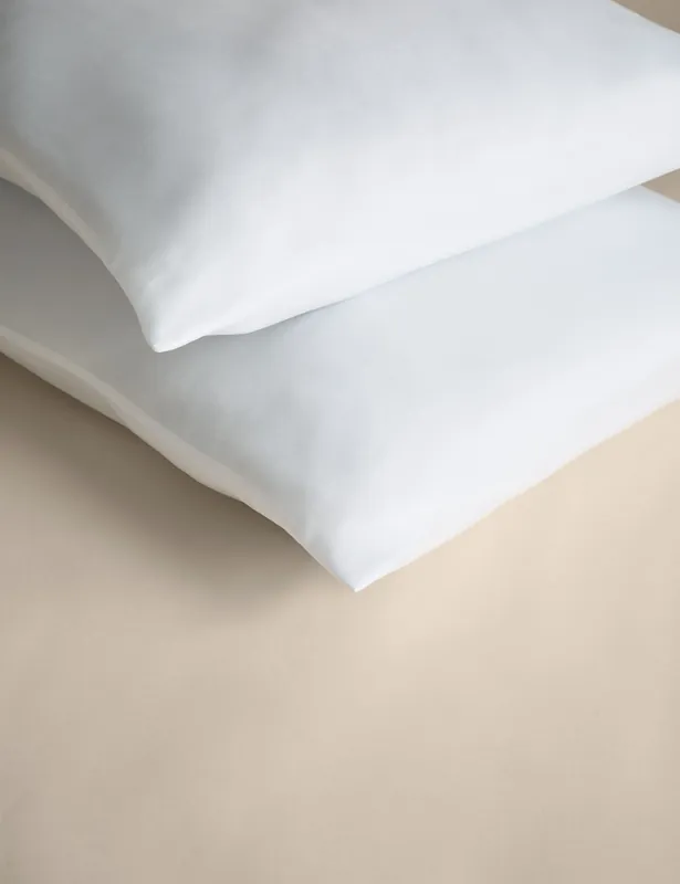 Last Chance 2pk Microfibre Medium Pillows