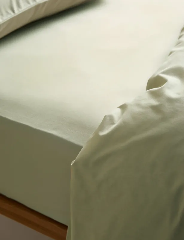 Body Sensor™ Pure Cotton Fitted Sheet Flash Sale