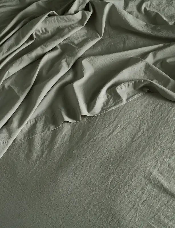 Washed Cotton 300 Thread Count Flat Sheet One Day Deal